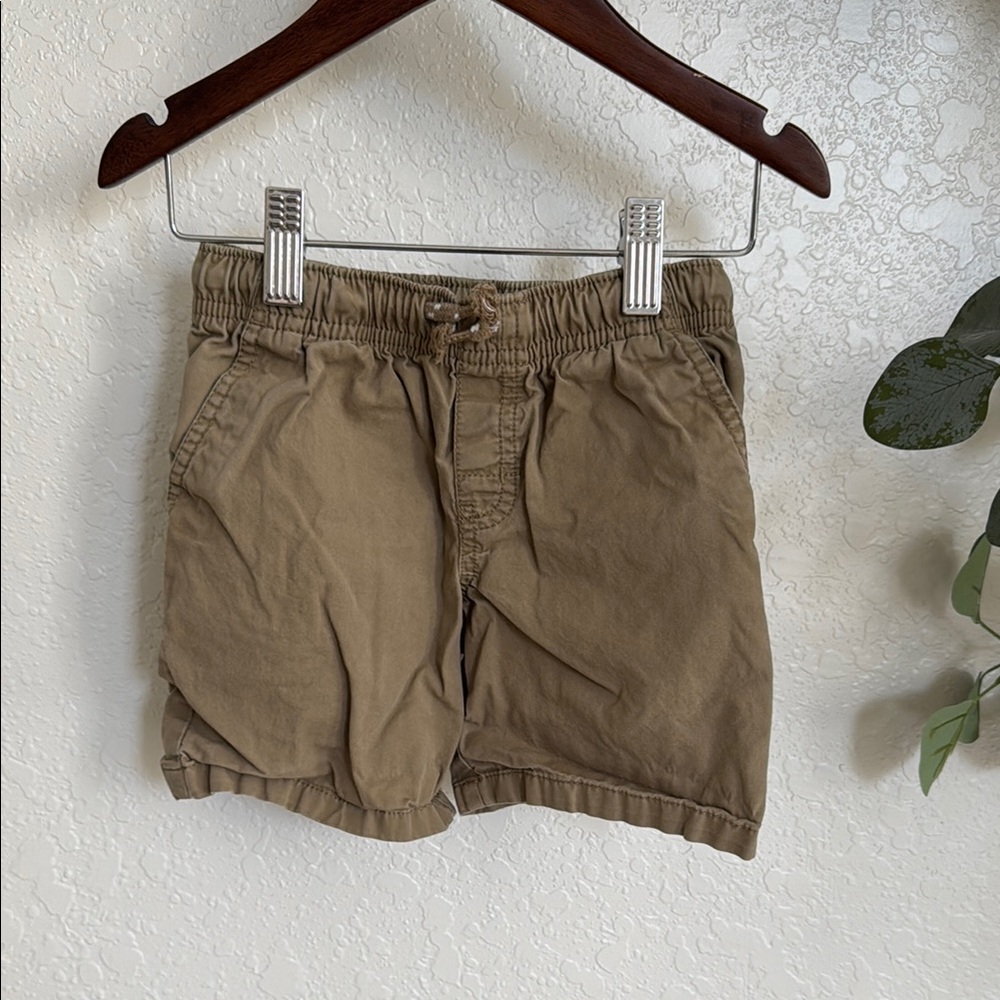Cat & Jack Tan Flat Front Shorts Casual